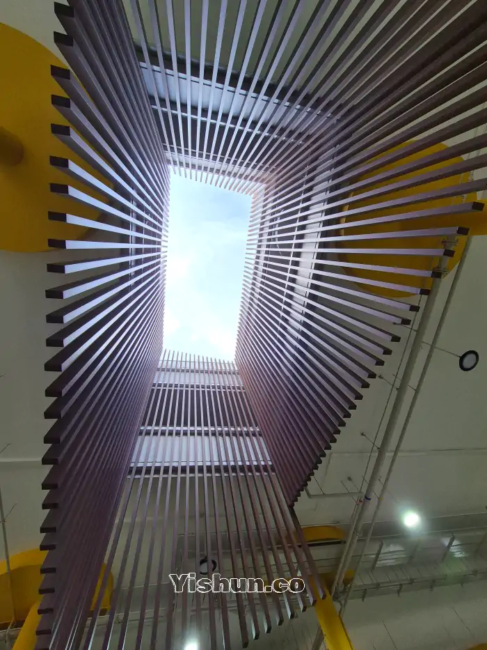 Can you see the blue sky?