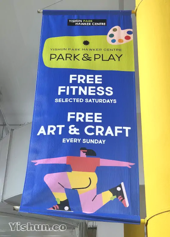 Poster of fitness and fun activities